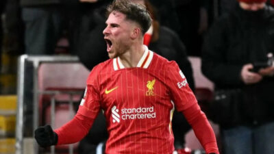 Gelandang Liverpool Allister Dihukum Akumulasi Kartu Kuning Saat Lawan Fulham