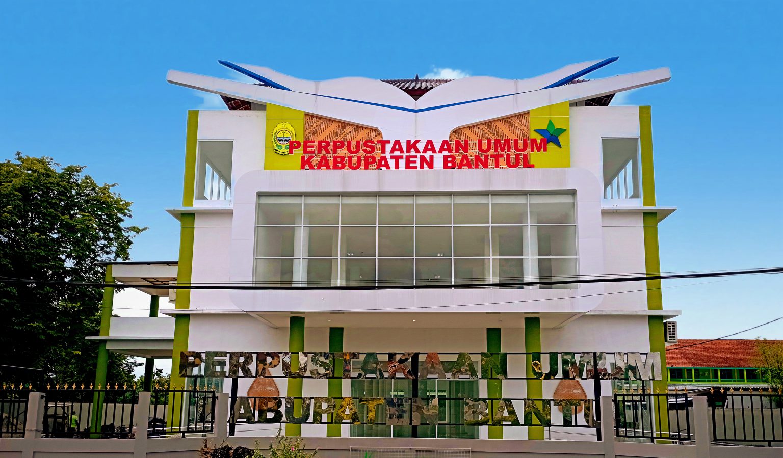 Gedung Fasilitas Layanan Perpustakaan Umum Kabupaten Bantul DIY. (IST)