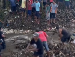 Sampah Menumpuk di Sungai Bedog Bantul, Warga Mangir Kidul Gelar Kerja Bakti Sejak Pagi