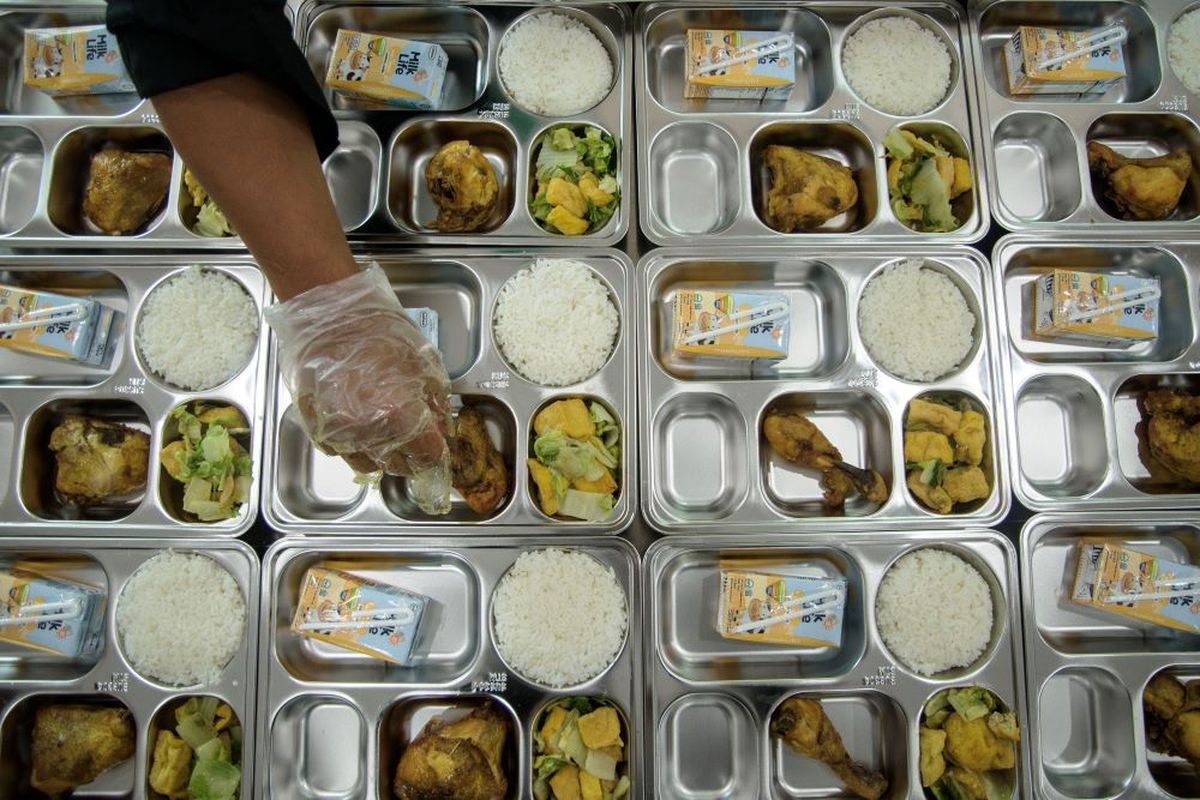 Makan Bergizi Gratis (MBG). (Antara)