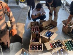 Polresta Sleman Sita 1.045 Botol Miras Selama Razia Tiga Pekan