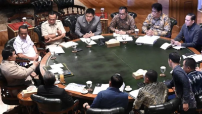 Presiden Prabowo Pimpin Ratas Program Strategis di Hambalang